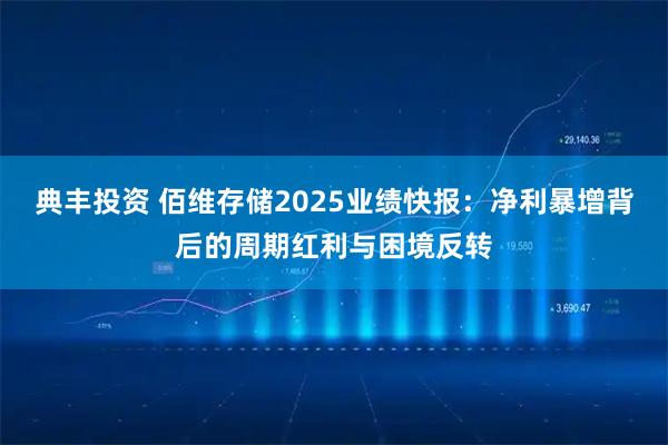 典丰投资 佰维存储2025业绩快报：净利暴增背后的周期红利与困境反转