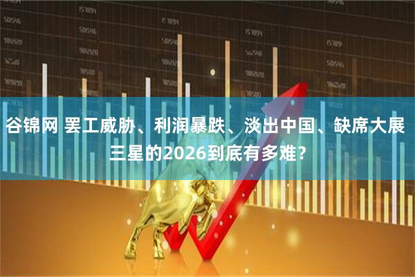 谷锦网 罢工威胁、利润暴跌、淡出中国、缺席大展 三星的2026到底有多难？
