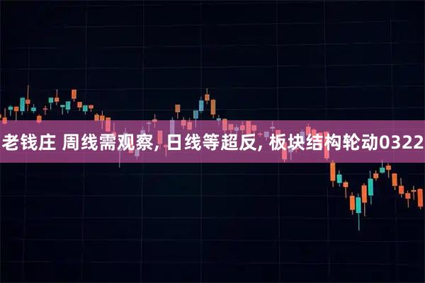 老钱庄 周线需观察, 日线等超反, 板块结构轮动0322