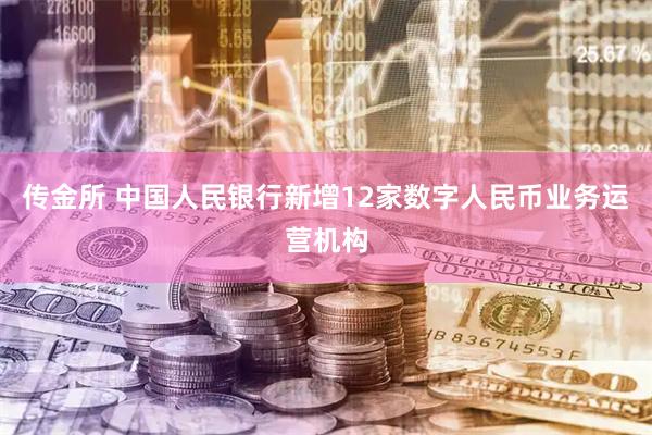 传金所 中国人民银行新增12家数字人民币业务运营机构