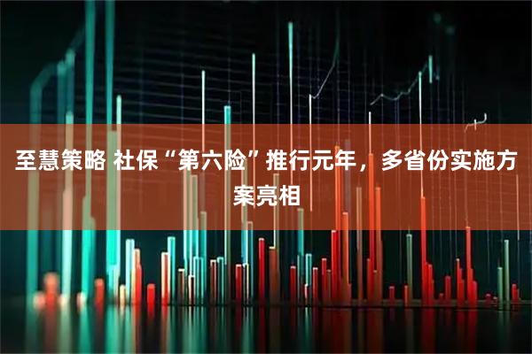 至慧策略 社保“第六险”推行元年,多省份实施方案亮相